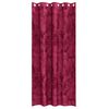vidaXL Sammetsgardiner med gardiner 2 pcs Vinr&ouml;d 245 x 140 cm Sammet