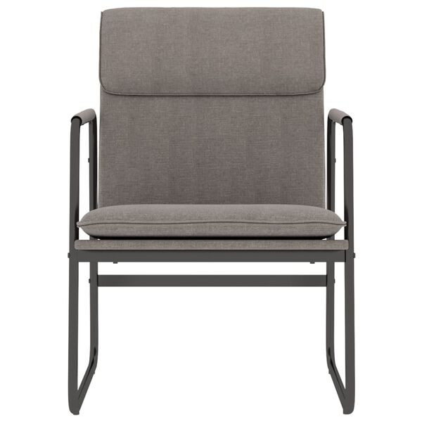 vidaXL Loungestol taupe 55x64x80 cm tyg