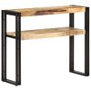 vidaXL Avlastningsbord 90x30x75 cm grovt mangotr&auml;