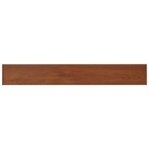vidaXL F&ouml;nsterbr&auml;da Brun tr&auml; 140 x 25 x 4,5 cm PVC