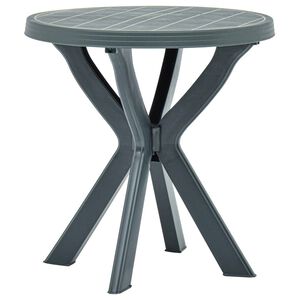 vidaXL Caf&eacute;bord gr&ouml;n &Oslash;70 cm plast