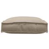 vidaXL Kudde 4 pcs Taupe 40 x 40 x 8 cm Oxford Tyg