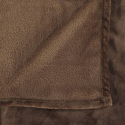 vidaXL Filt brun 130x170 cm polyester