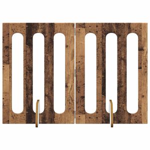 vidaXL F&auml;llbar husdjursgrind 2 pcs Ektr&auml; 100,5 x 38 x 70 cm
