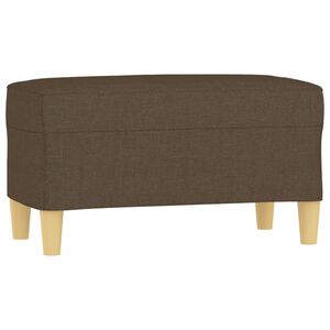 vidaXL B&auml;nk brun 70x35x41 cm tyg