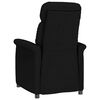 vidaXL Recliner Stol Svart Svart 70.5 x 96.5 x 95 cm Konstläder