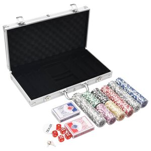 vidaXL Poker set 300 delar 11,5 g