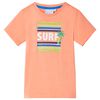 T-shirt f&ouml;r barn neonorange 140