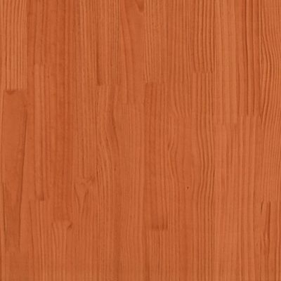 vidaXL Picknickbord vaxad brun 160x134x75 cm massivt trä
