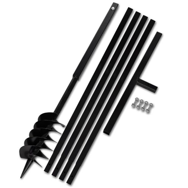 Jordborr 120 mm St&aring;l inkl. f&ouml;rl&auml;ngningsr&ouml;r 5 meter