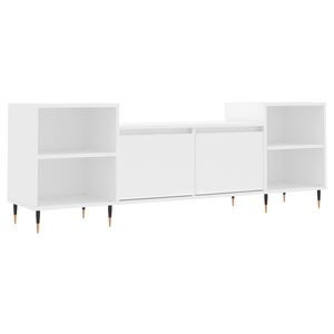 vidaXL Tv-b&auml;nk vit 160x35x55 cm konstruerat tr&auml;
