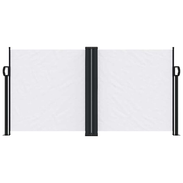 vidaXL Inf&auml;llbar sidomarkis vit 120x1000 cm