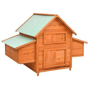 vidaXL H&ouml;nshus 150x96x110 cm massivt grantr&auml;