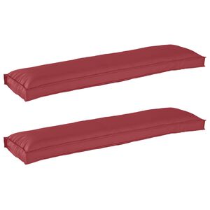 vidaXL Pallkuddset 2 pcs Kungsbl&aring; 100 x 40 x 8 cm Oxford Tyg