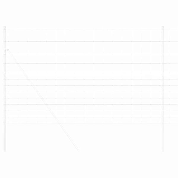 vidaXL St&auml;ngsel f&ouml;r &aring;ker / &auml;ng Silver 50 x 1,5 m Galvaniserat st&aring;l