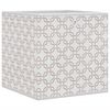 vidaXL Vikbar förvaringslådor 4 st gräddvit 32x32x32 cm non-woven tyg