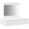 vidaXL Smyckebord Vit 83 x 40 x 70 cm Konstruerat tr&auml;