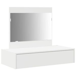 vidaXL Smyckebord Vit 83 x 40 x 70 cm Konstruerat tr&auml;
