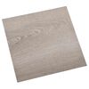 vidaXL Sj&auml;lvh&auml;ftande golvplankor Taupe 30,5 x 30,5 cm 20 st PVC