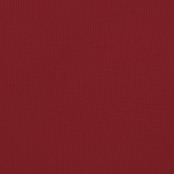 vidaXL Solsegel oxfordtyg fyrkantigt 3,6x3,6 m röd