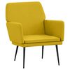 vidaXL F&aring;t&ouml;lj gul 62x79x79 cm sammet