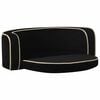 vidaXL Hundsoffa vikbar svart 73x67x26 cm plysch tv&auml;ttbar dyna