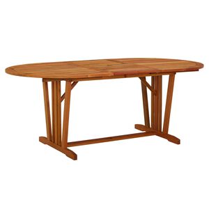 vidaXL Tr&auml;dg&aring;rdsbord 200x100x75 massivt eukalyptustr&auml;