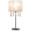 vidaXL Skrivbordslampa vit rund E27