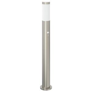 vidaXL Pollare med sensor 80 cm rostfritt st&aring;l IP44