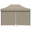 vidaXL Partyt&auml;lt Taupe 279 x 410 x 315 cm Oxford Tyg