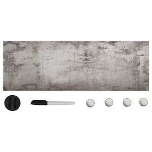 vidaXL Magnetisk glastavla v&auml;ggmonterad 60x20 cm