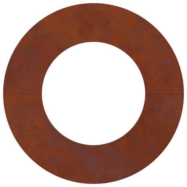 vidaXL l&auml;mplig f&ouml;r Flat Tr&auml;dringar 5 pcs Brun &Oslash;40 / 70 cm