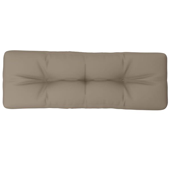 vidaXL Palldyna taupe 120x40x12 cm tyg