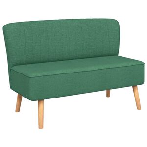 vidaXL Soffa 117x55,5x77 cm tyg gr&ouml;n