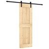 vidaXL Skjutd&ouml;rr 70 x 210 cm Massiv furutr&auml;d&ouml;rr (obehandlad)