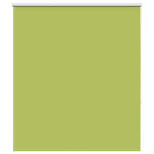 vidaXL Rullgardin m&ouml;rkl&auml;ggning blad gr&ouml;n 135x150 cm tyg bredd 131,6 cm