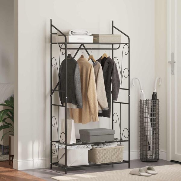 vidaXL &Ouml;ppen garderob Enf&auml;rgad 78 x 36 x 158 cm