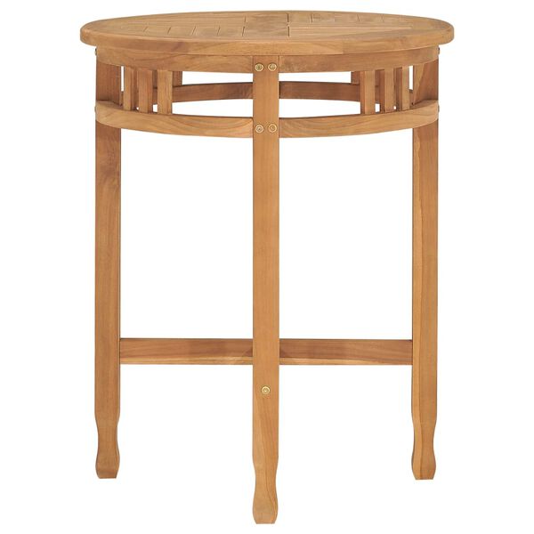 vidaXL Matgrupp f&ouml;r tr&auml;dg&aring;rden 3 delar med dynor massivt teaktr&auml;