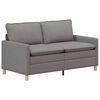 vidaXL Soffa Taupe 156 x 81 x 87,5 cm Tyg