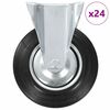 vidaXL Fasta hjul 24 st 200 mm