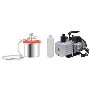 vidaXL Vakuumkammare med 2-stegs pump 7,4 L
