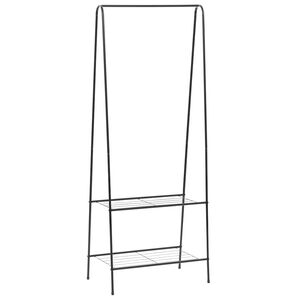 vidaXL Kl&auml;dst&auml;llning 59x35x150 cm svart