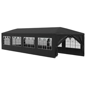 vidaXL Partyt&auml;lt antracit 3x12 m