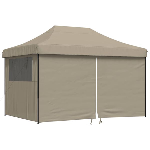 vidaXL Partyt&auml;lt Taupe 279 x 410 x 315 cm Oxford Tyg