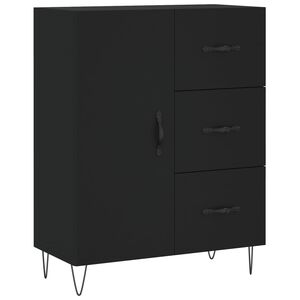 vidaXL Sk&aring;p svart 69,5x34x90 cm konstruerat tr&auml;