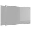 vidaXL K&ouml;ksskydd 2 st Ljusgr&aring; 100 x 60 cm h&auml;rdat glas