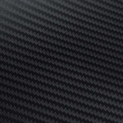 vidaXL Vinylfolie för bilar i kolfiber 3D svart 152 x 200 cm