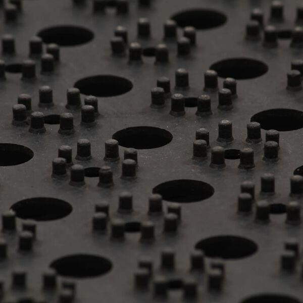 vidaXL D&ouml;rrmatta rektangul&auml;r 60x80 cm Gummi