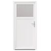 vidaXL Sidentr&eacute; D&ouml;rr Vit 98 x 198 cm PVC