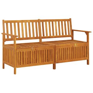 vidaXL F&ouml;rvaringsb&auml;nk 148 cm massivt akaciatr&auml;